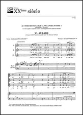 Aubade SSA choral sheet music cover